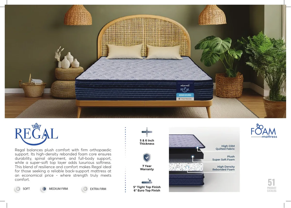 Relaxwell Regal catalogue view