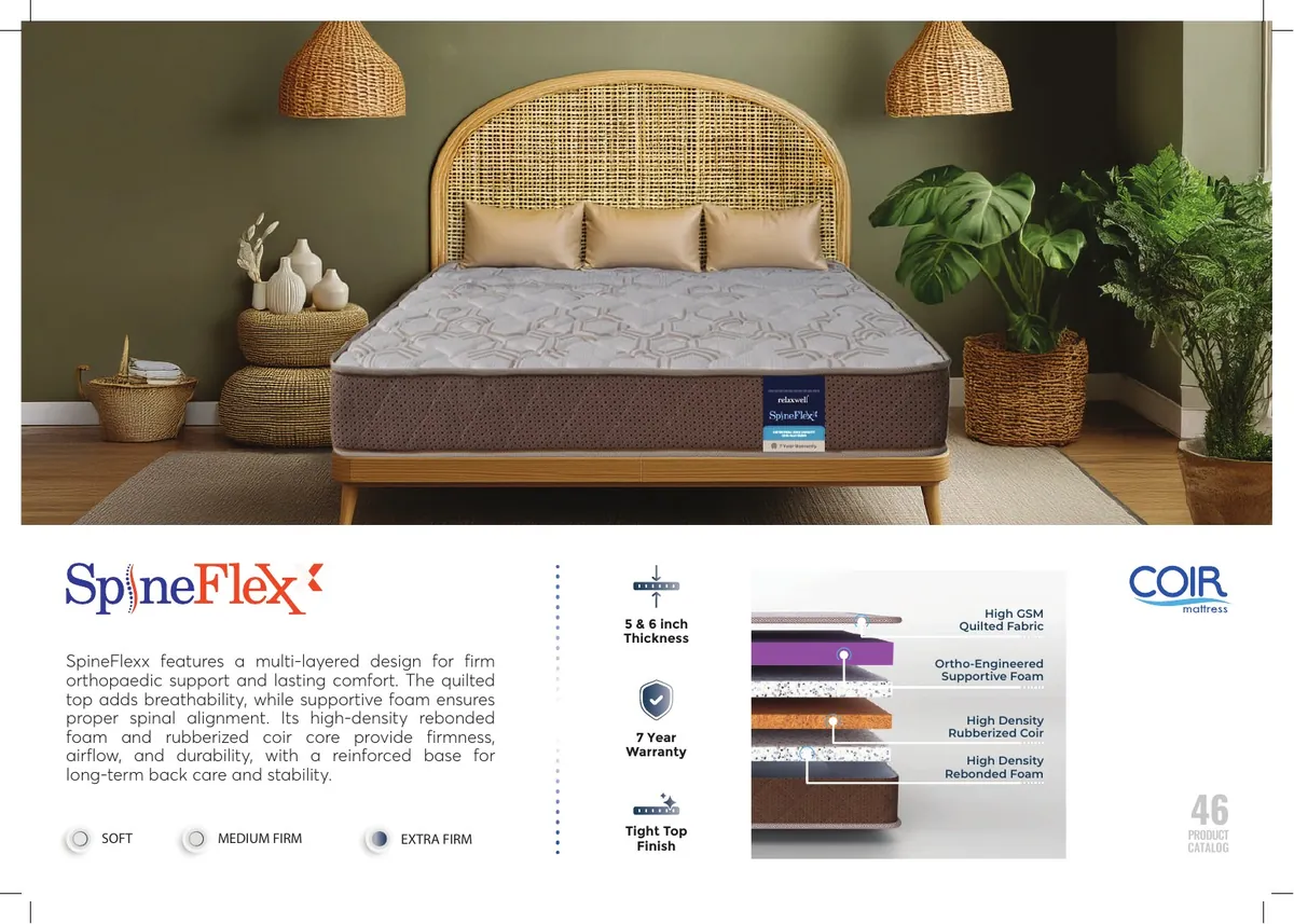 Relaxwell SpineFlexx catalogue view