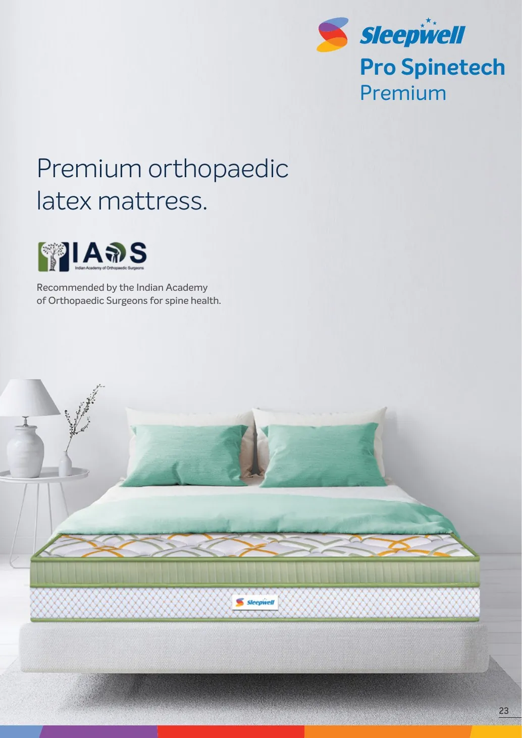 Sleepwell Pro Spinetech Premium catalogue view