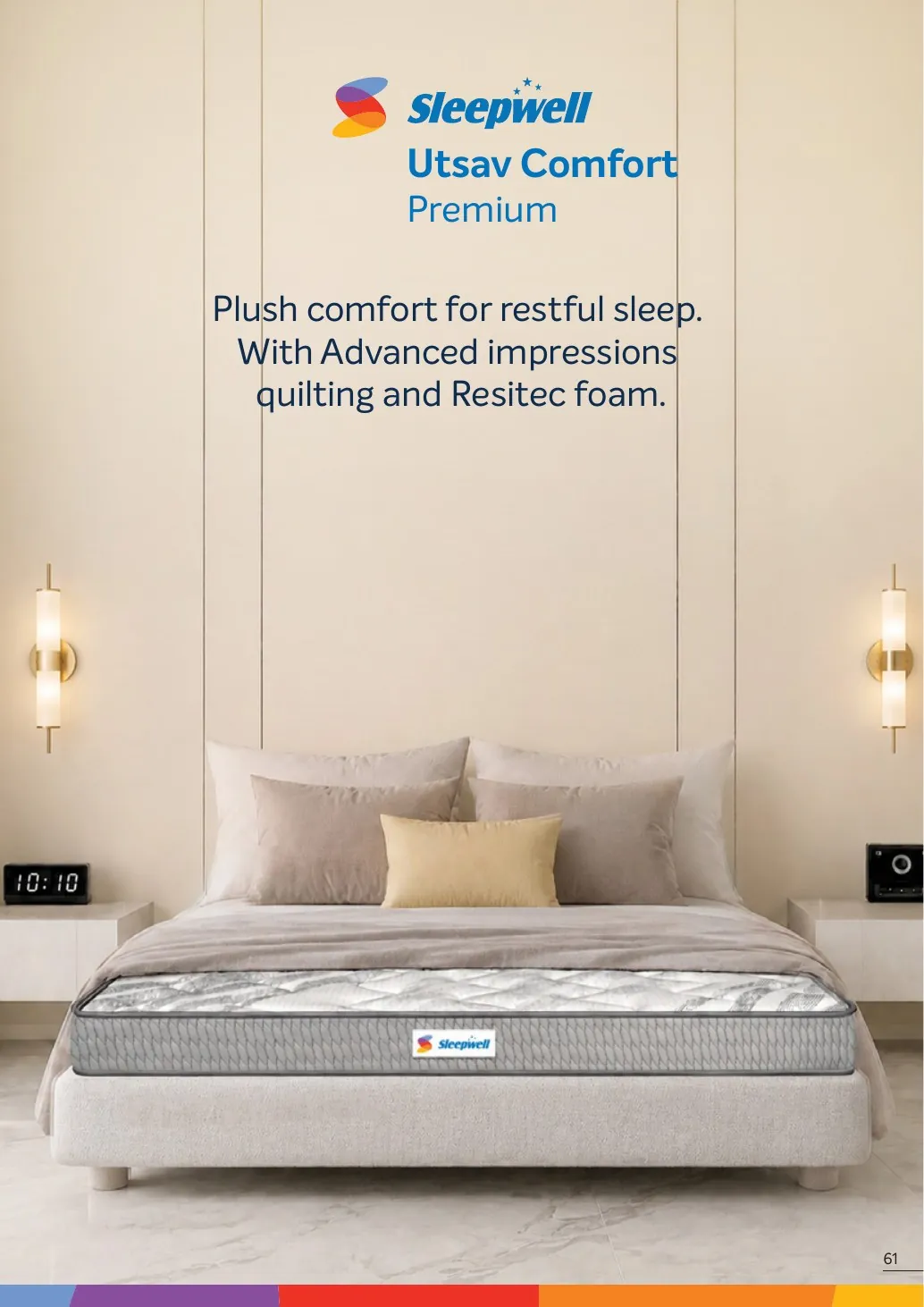 Sleepwell Utsav Comfort Premium catalogue view